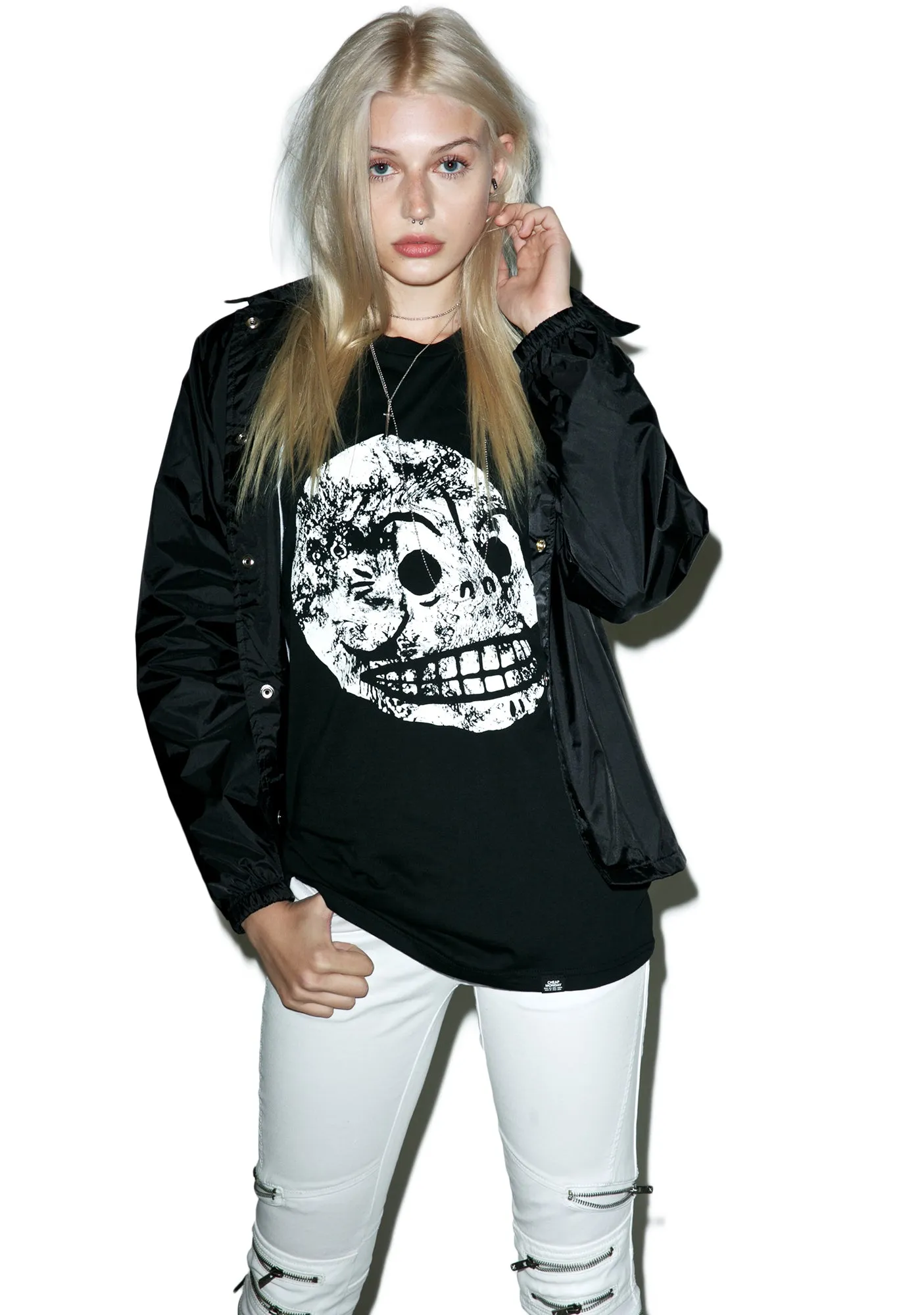 Muscle Moon Skull Tank sold by Dolls Kill product image thumbnail 5