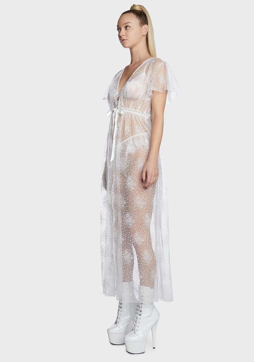 Magic Touches Tulle Robe sold by Dolls Kill product image thumbnail 2