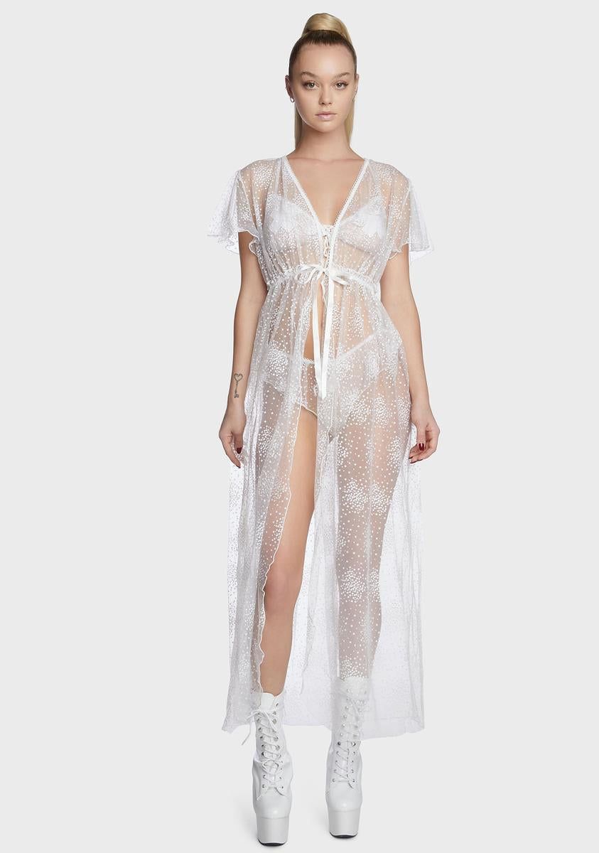 Magic Touches Tulle Robe sold by Dolls Kill product image thumbnail 3