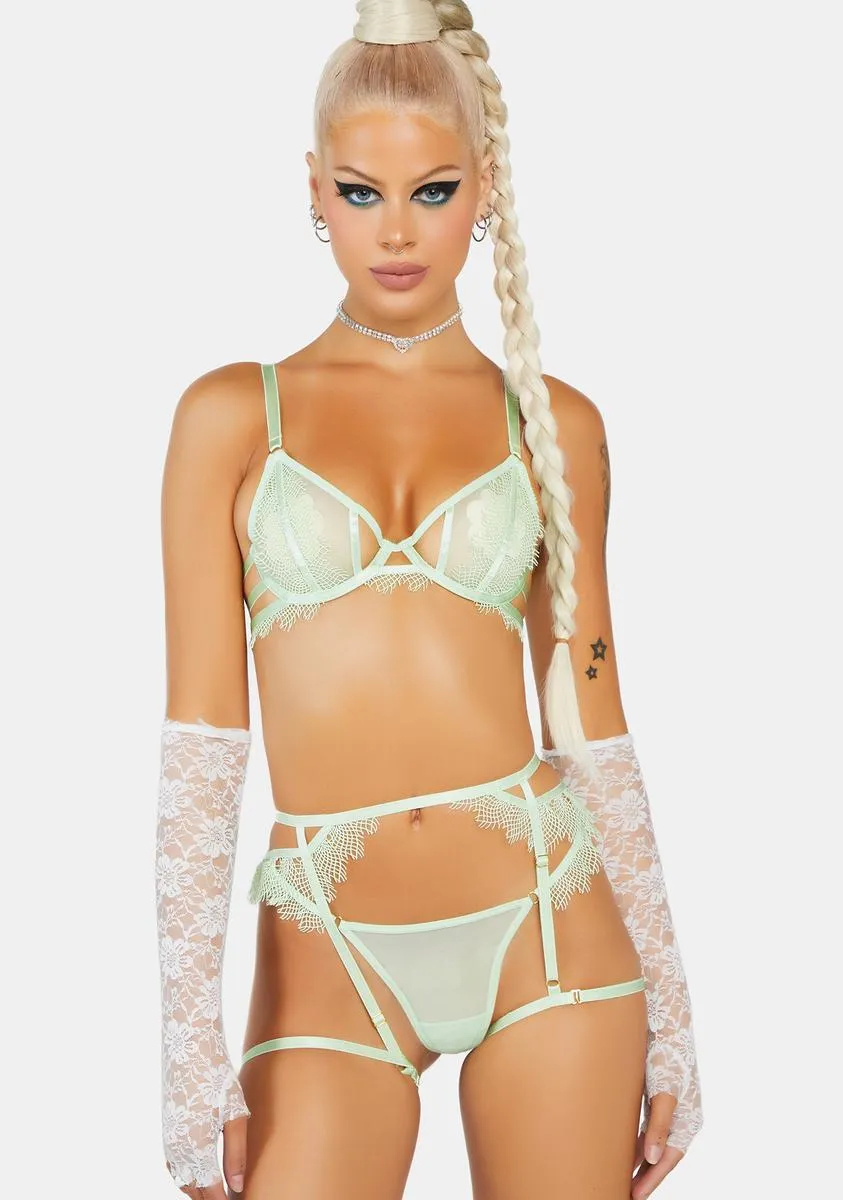 Valentina Green Suspender Belt sold by Dolls Kill product image thumbnail 2