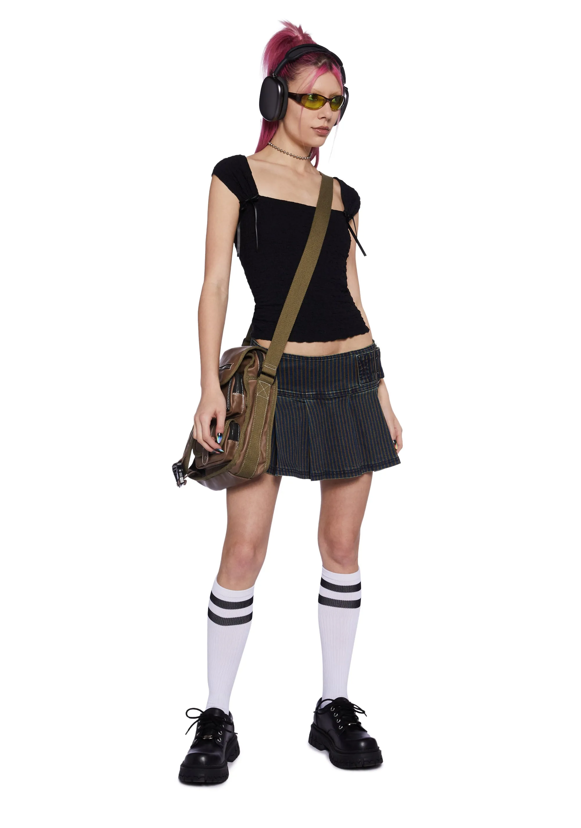 What A Girl Wants Cap Sleeve Top - Black sold by Dolls Kill product image thumbnail 2