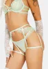 Valentina Green Suspender Belt sold by Dolls Kill