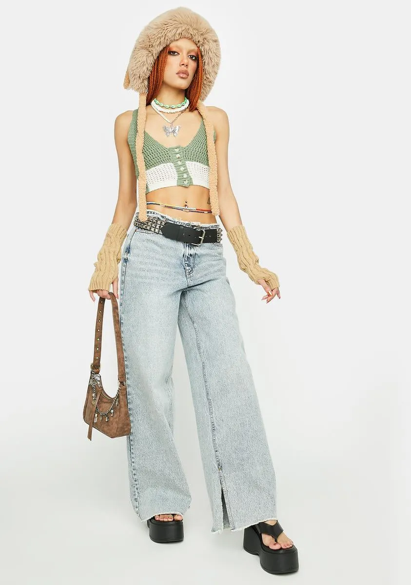 Read Your Aura Crochet Crop Top sold by Dolls Kill product image thumbnail 3