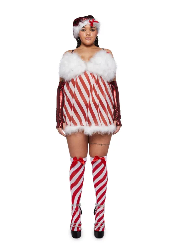 Plus Santa's Helper Costume Set sold by Dolls Kill