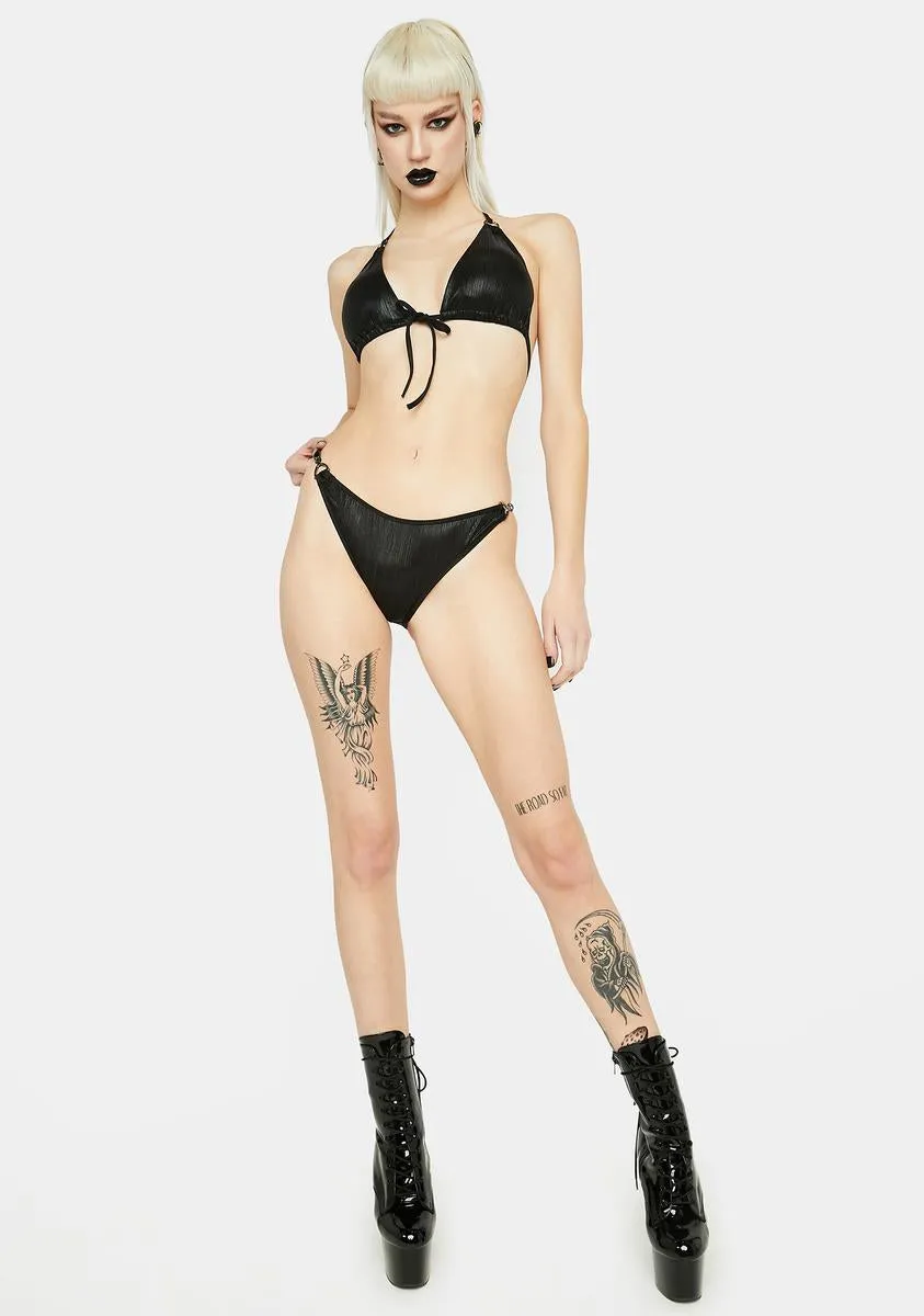 Black String Bikini Top sold by Dolls Kill product image thumbnail 3