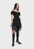 Off The Shoulder Mini Dress sold by Dolls Kill