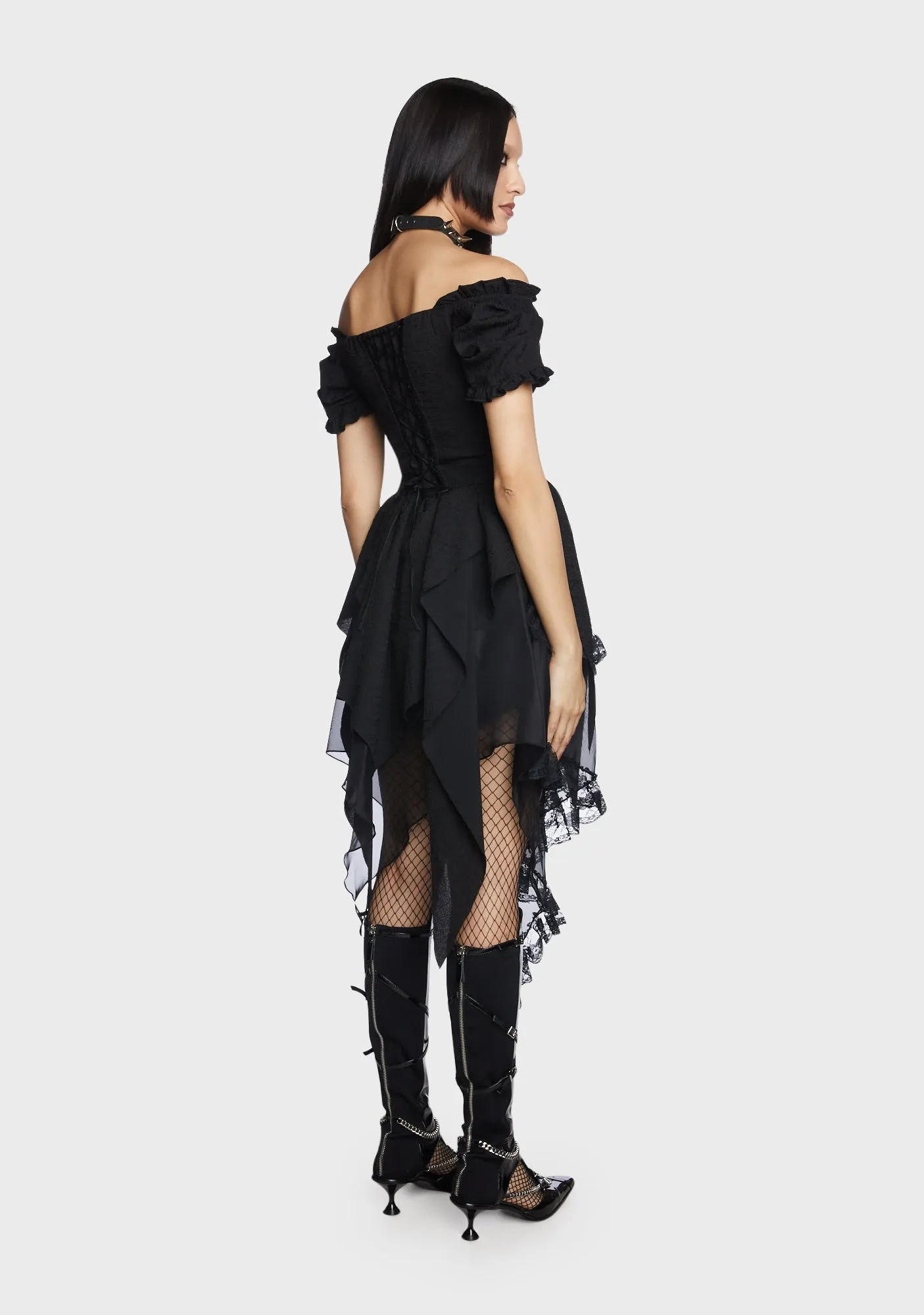 Off The Shoulder Mini Dress sold by Dolls Kill product image thumbnail 3