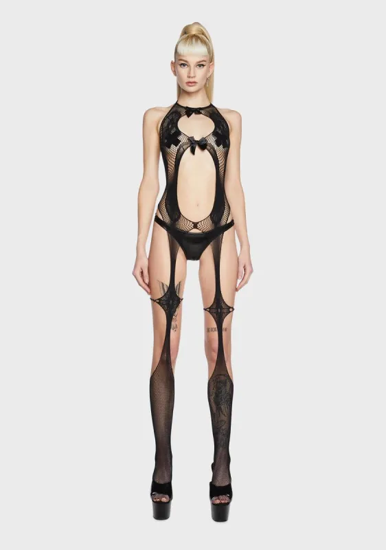 Wish It Were You Fishnet Bodystocking sold by Dolls Kill