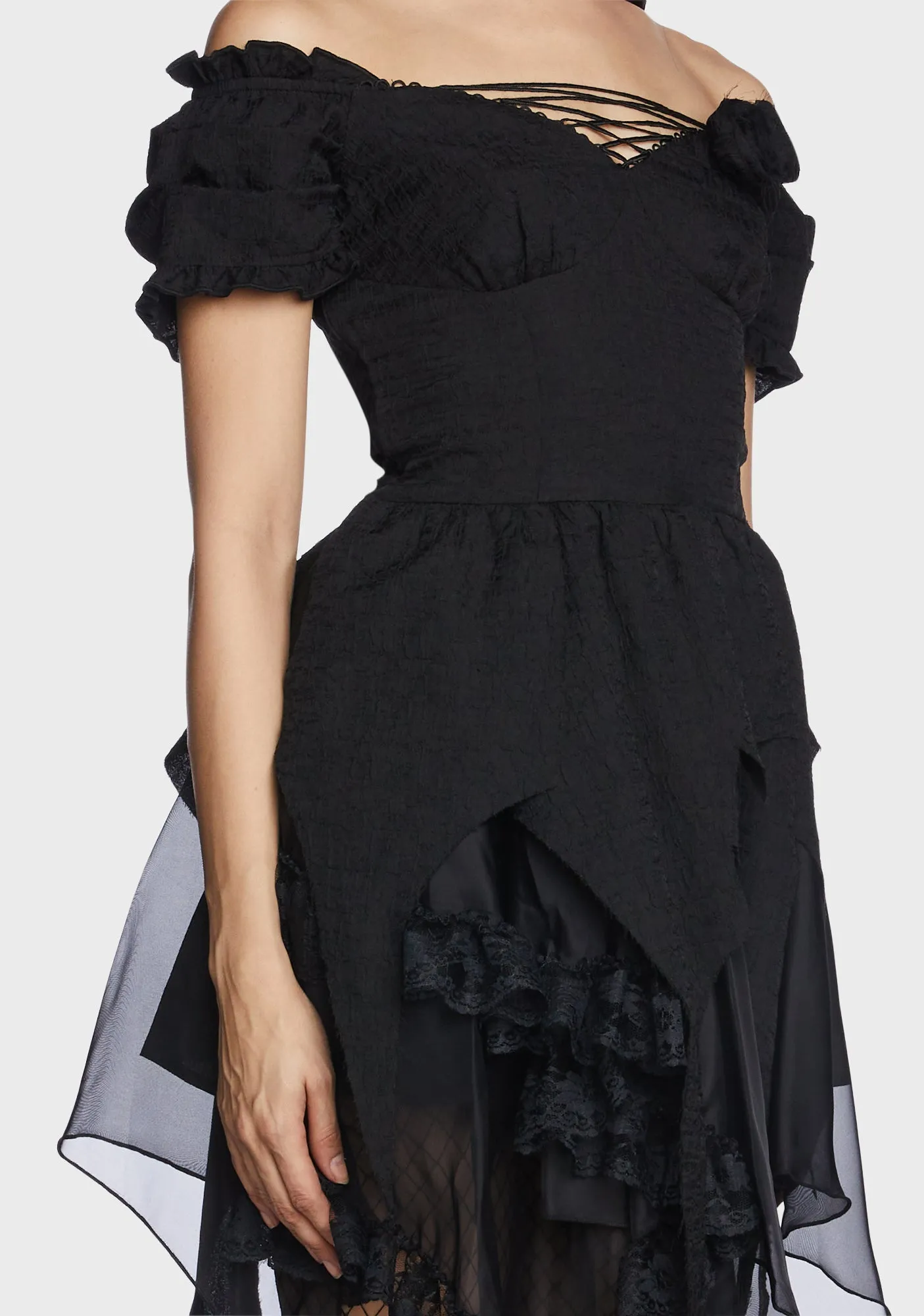 Off The Shoulder Mini Dress sold by Dolls Kill product image thumbnail 2