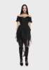 Off The Shoulder Mini Dress sold by Dolls Kill