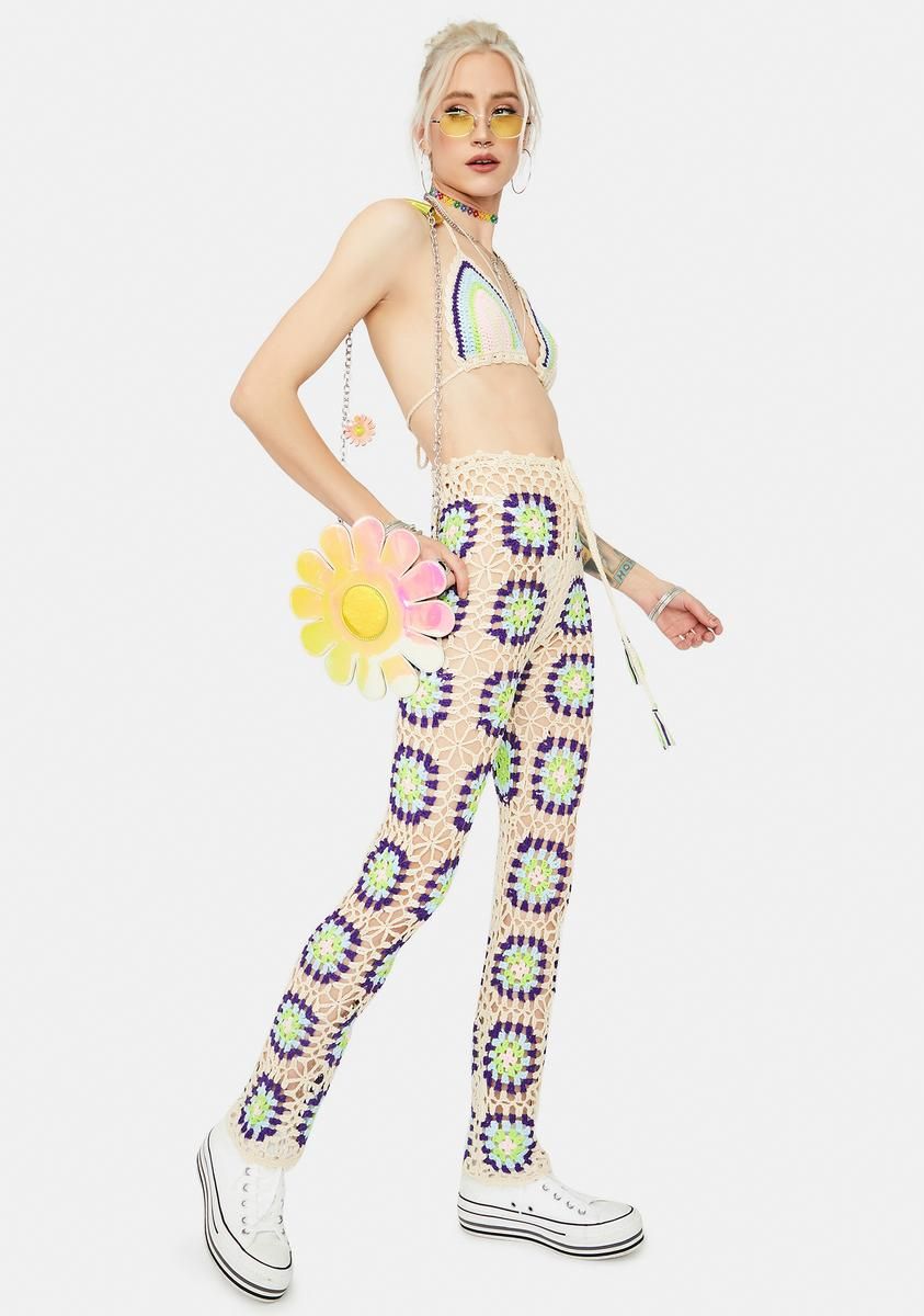 Sun Dazer Crochet Pant Set sold by Dolls Kill product image thumbnail 3