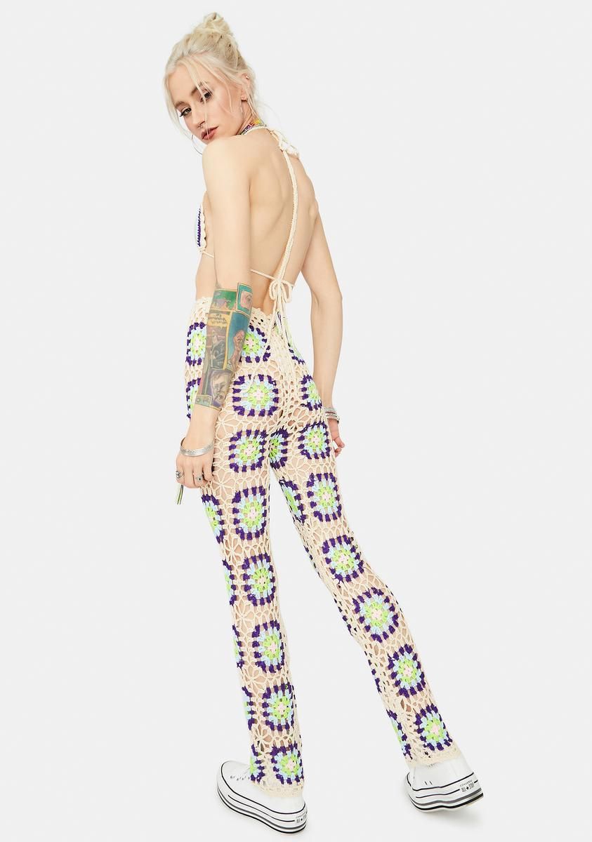 Sun Dazer Crochet Pant Set sold by Dolls Kill product image thumbnail 4