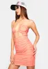 Sunkist Earn My Attention Ruched Mini Dress sold by Dolls Kill