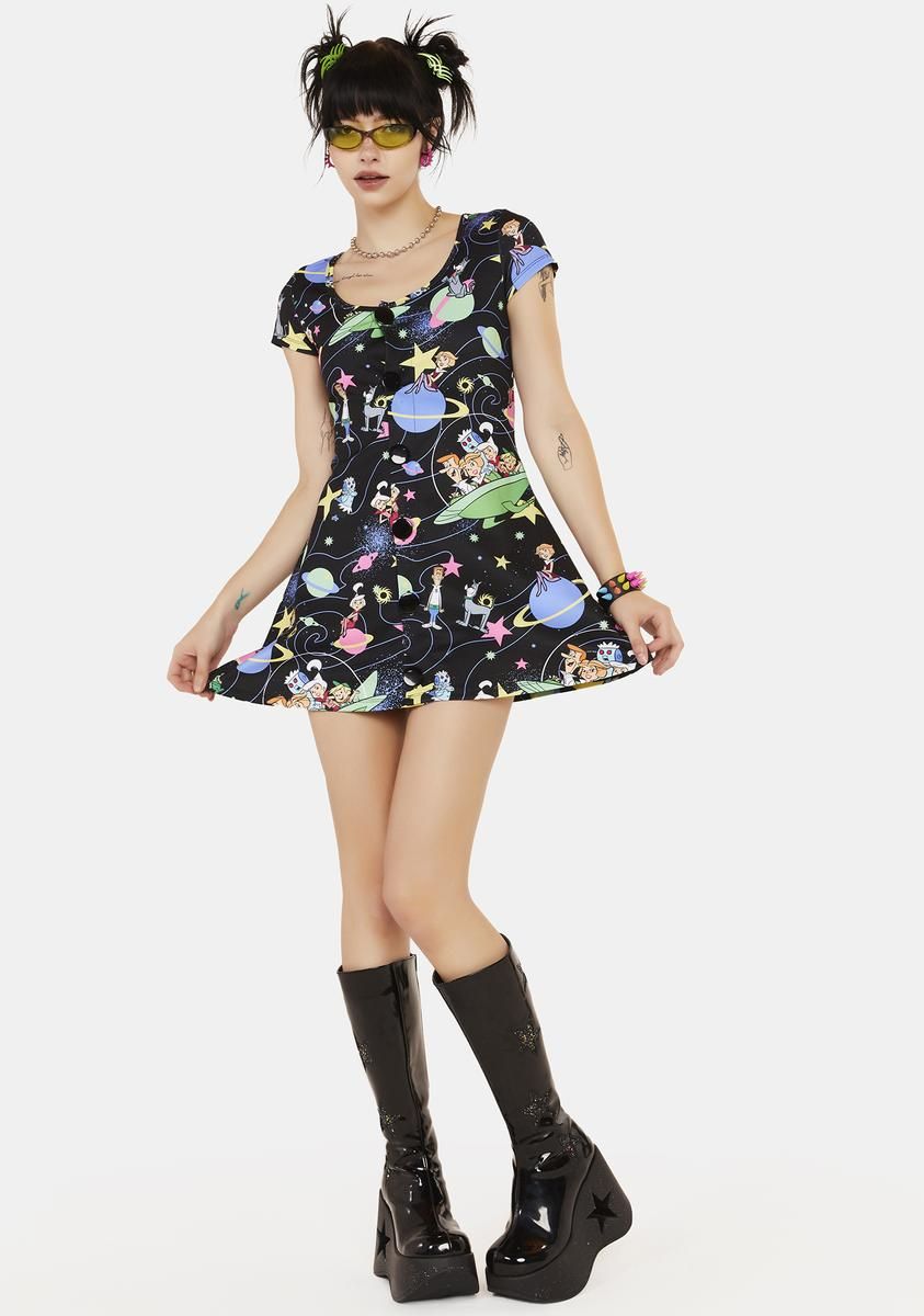 Cosmic Teen Queen Mini Dress sold by Dolls Kill product image thumbnail 3
