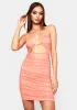 Sunkist Earn My Attention Ruched Mini Dress sold by Dolls Kill