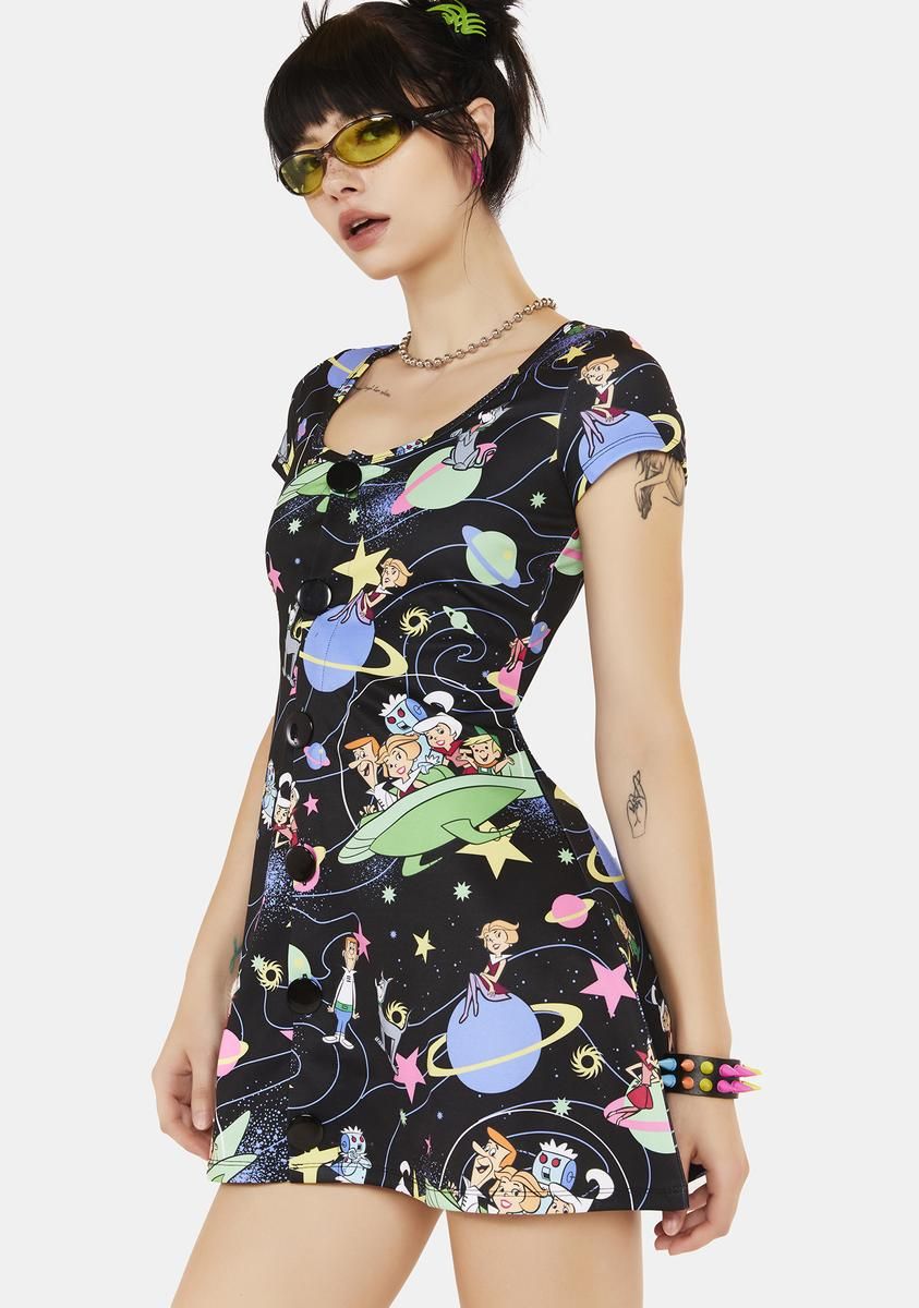 Cosmic Teen Queen Mini Dress sold by Dolls Kill product image thumbnail 2