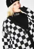 Baddie Square Me Up Checkered Cardigan sold by Dolls Kill