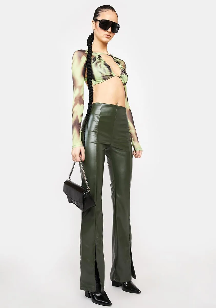 Prized Pick Vegan Leather Pants sold by Dolls Kill product image thumbnail 2
