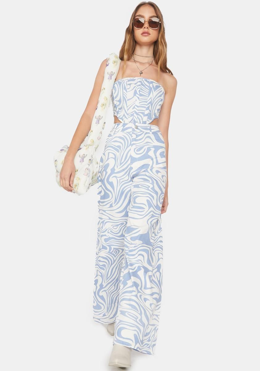 Swirl Ivan Wide Leg Jeans sold by Dolls Kill product image thumbnail 3