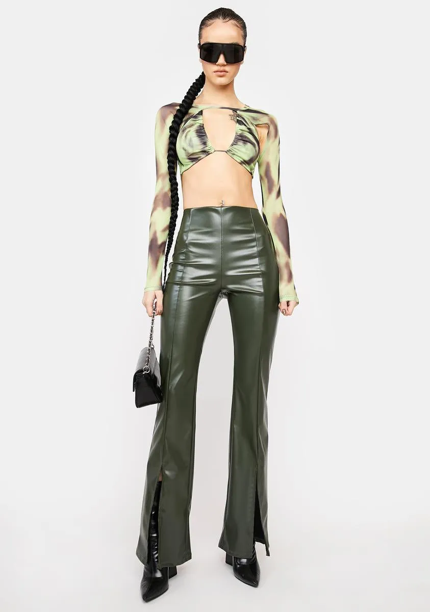Prized Pick Vegan Leather Pants sold by Dolls Kill product image thumbnail 3