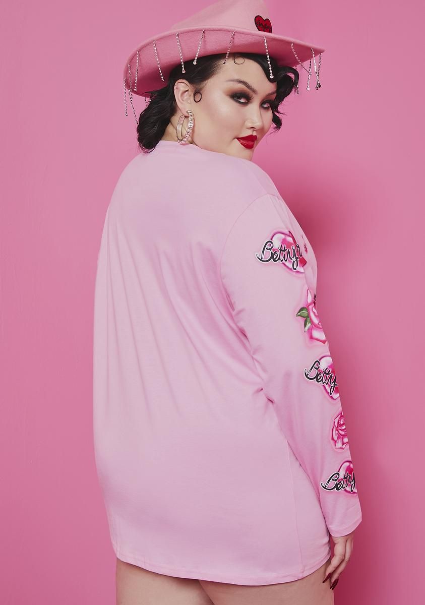 Plus Birth Of Betty Airbrush Graphic Tee sold by Dolls Kill product image thumbnail 4