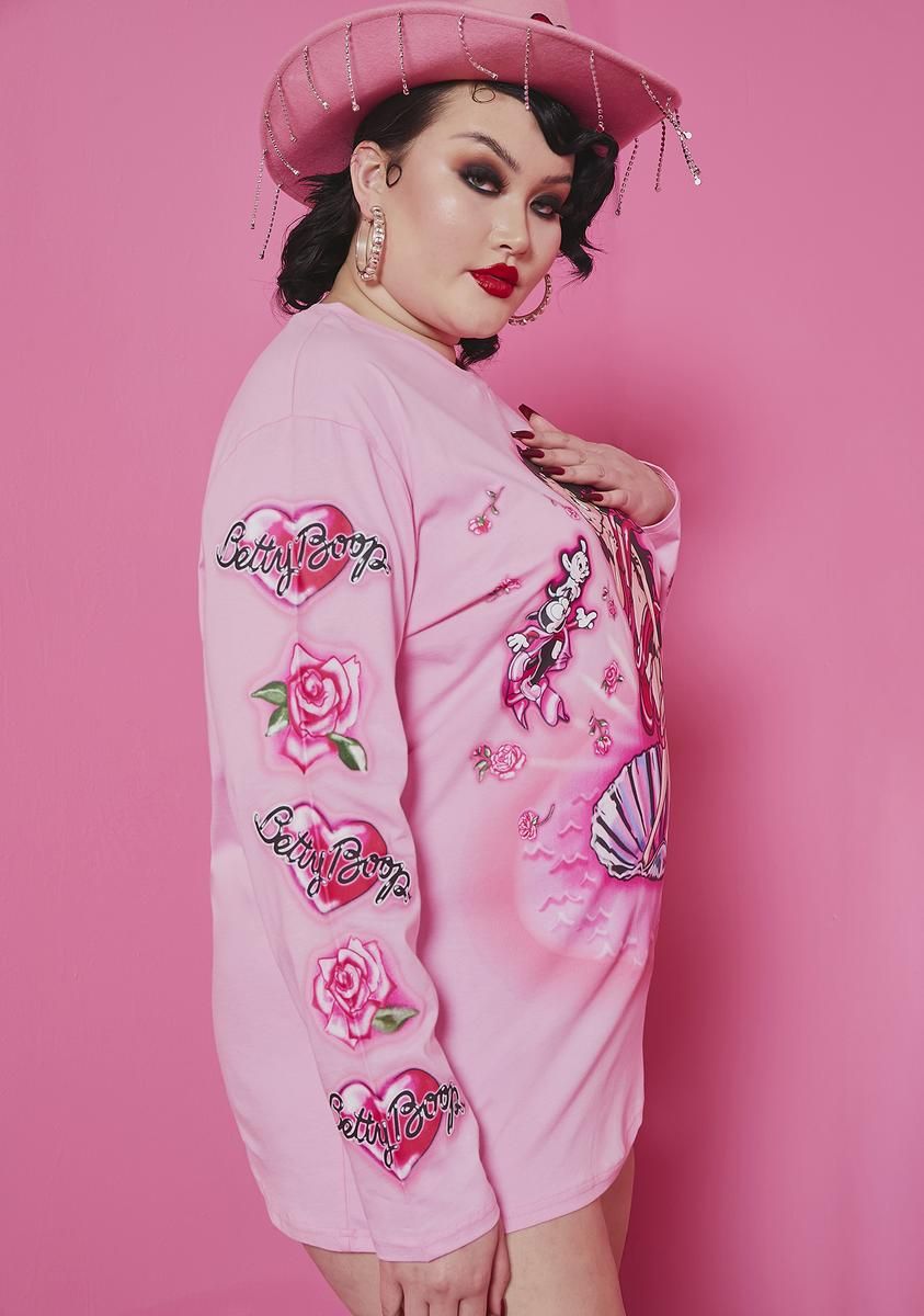 Plus Birth Of Betty Airbrush Graphic Tee sold by Dolls Kill product image thumbnail 2