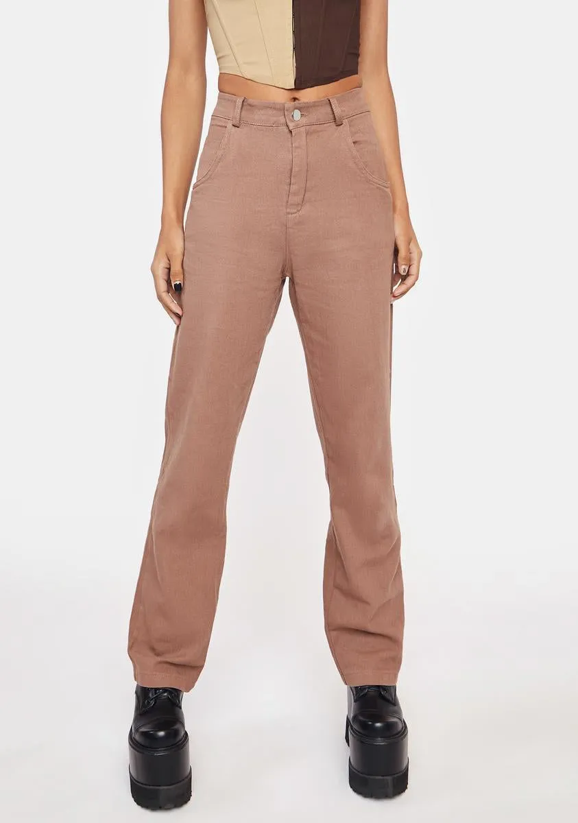 Get It Got It Straight Leg Pants sold by Dolls Kill