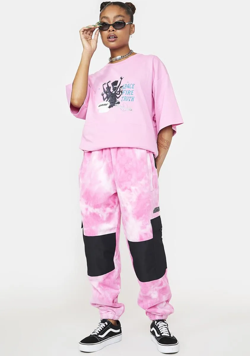 Space Lady Girl Polar Fleece Pants sold by Dolls Kill product image thumbnail 2