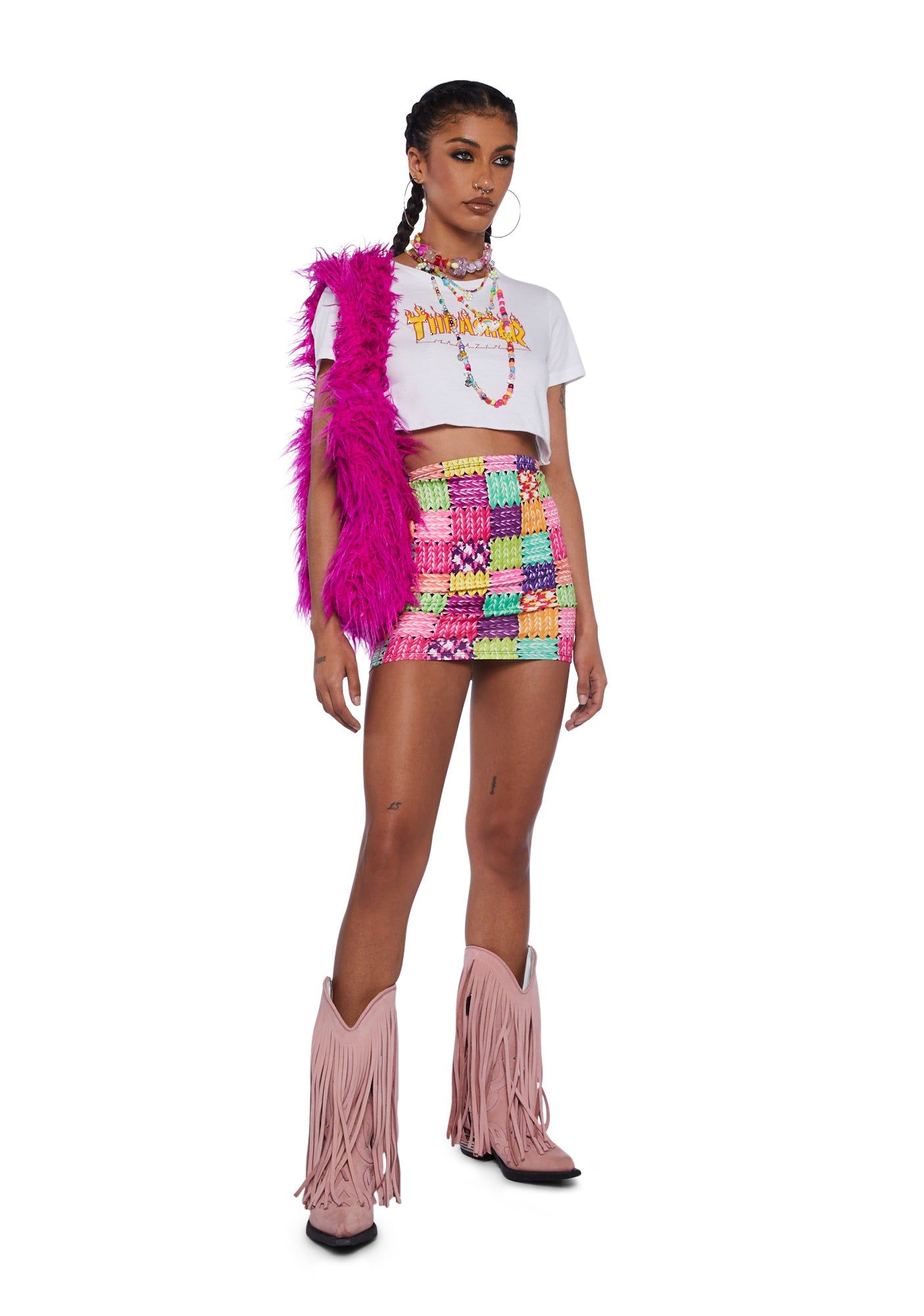 Cozy Getaway Mini Skirt sold by Dolls Kill product image thumbnail 2