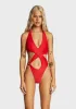 Here Till Dusk One Piece Swimsuit sold by Dolls Kill