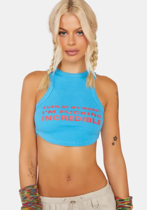 Incredible Ribbed Crop Top sold by Dolls Kill