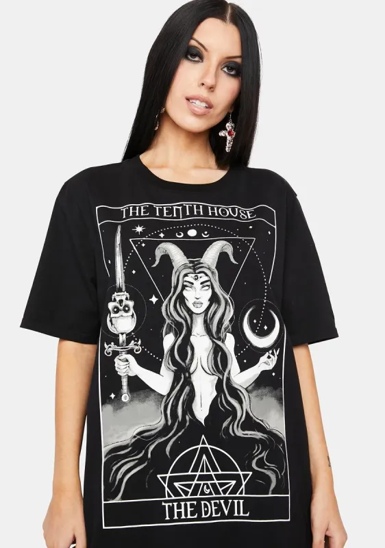 Capitalized Energy Oversized Graphic Tee sold by Dolls Kill