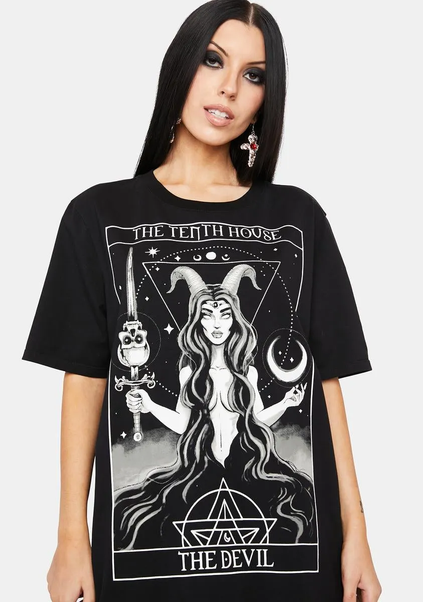 Capitalized Energy Oversized Graphic Tee sold by Dolls Kill
