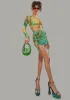 Hypnotic Habits Ruched Skirt Set sold by Dolls Kill