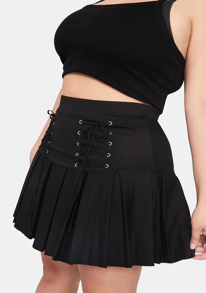 Plus Modern School Girl Pleated Skirt sold by Dolls Kill product image thumbnail 2