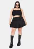 Plus Modern School Girl Pleated Skirt sold by Dolls Kill