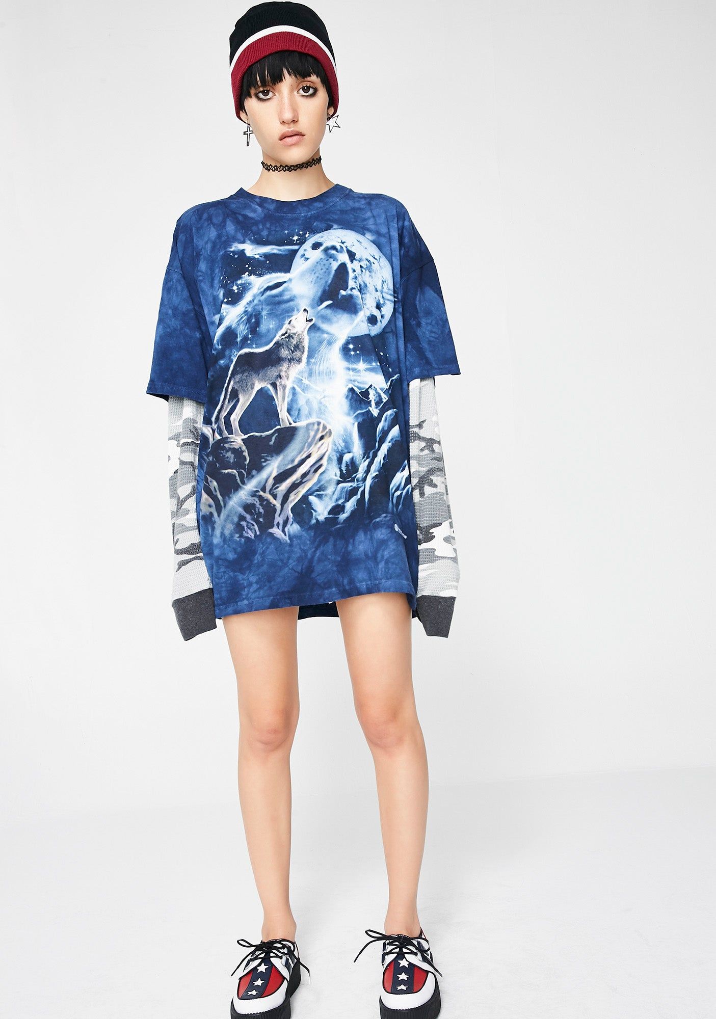 Full Moon Graphic Tee sold by Dolls Kill product image thumbnail 4