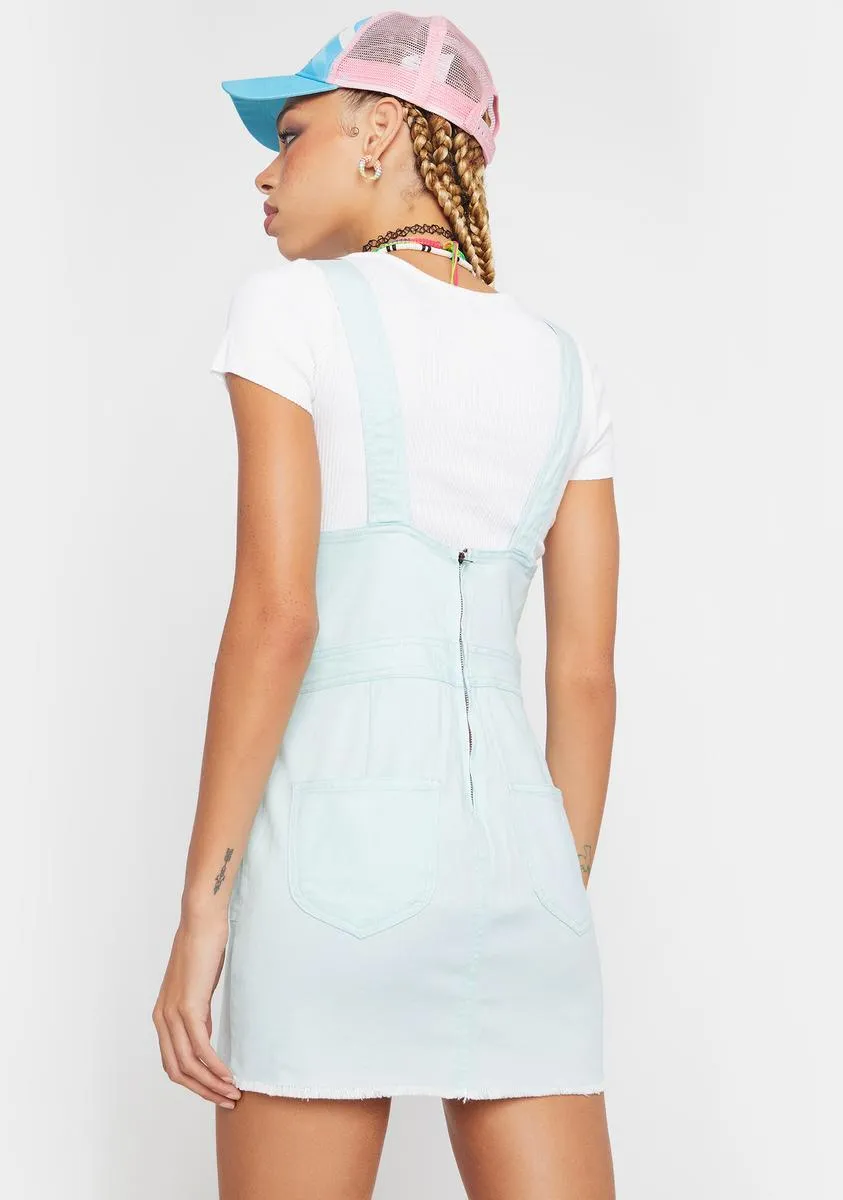 Sky Overall Mini Dress sold by Dolls Kill product image thumbnail 4