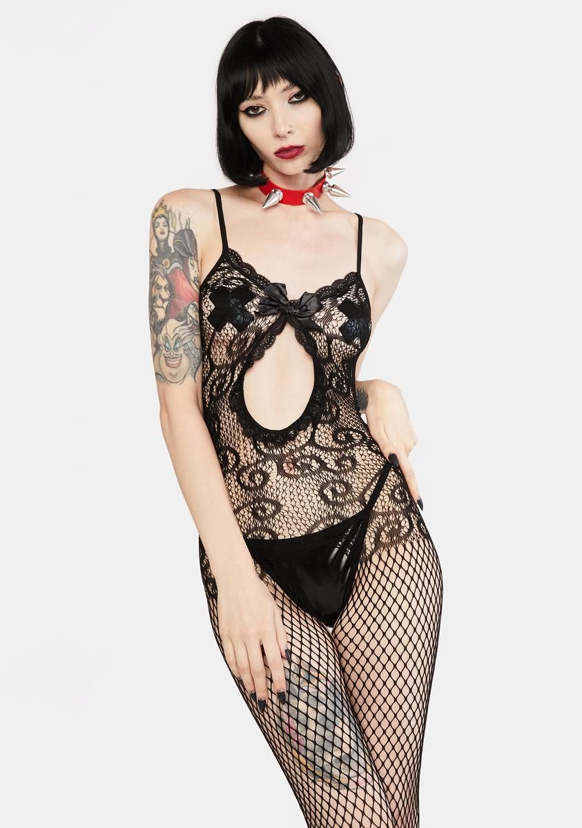 Pretty Lady Fishnet Bodystocking sold by Dolls Kill