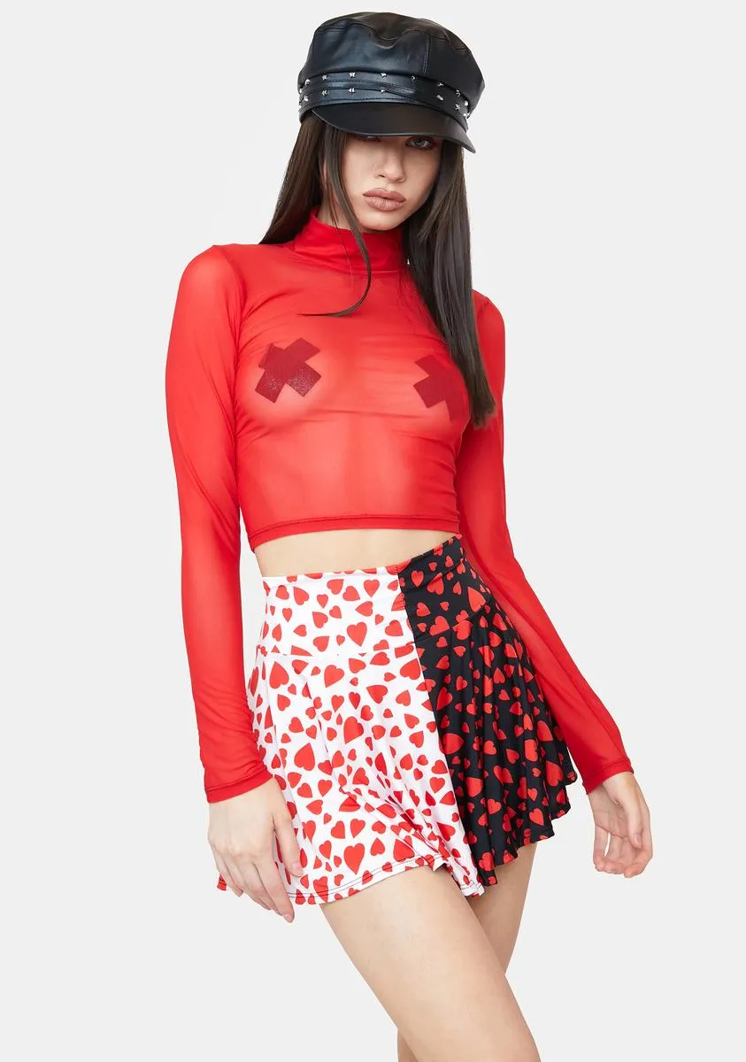 Hot Zone Mesh Top sold by Dolls Kill