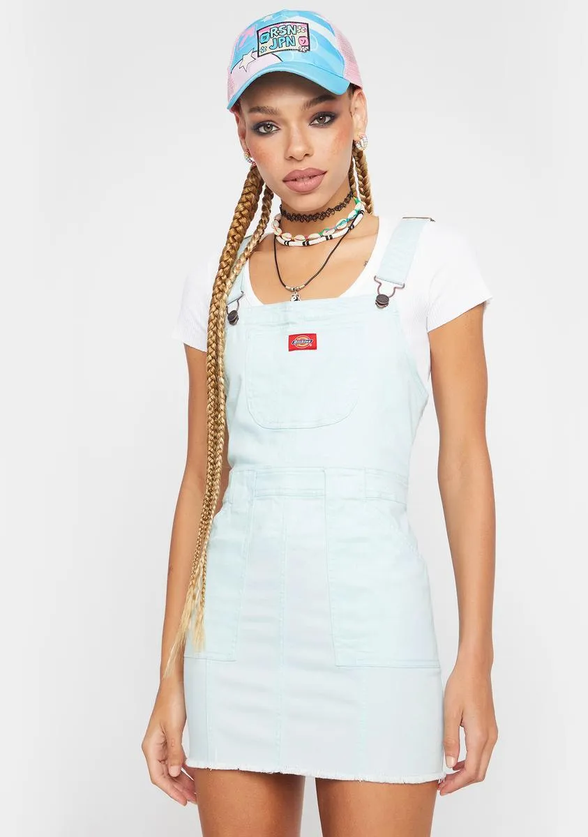 Sky Overall Mini Dress sold by Dolls Kill