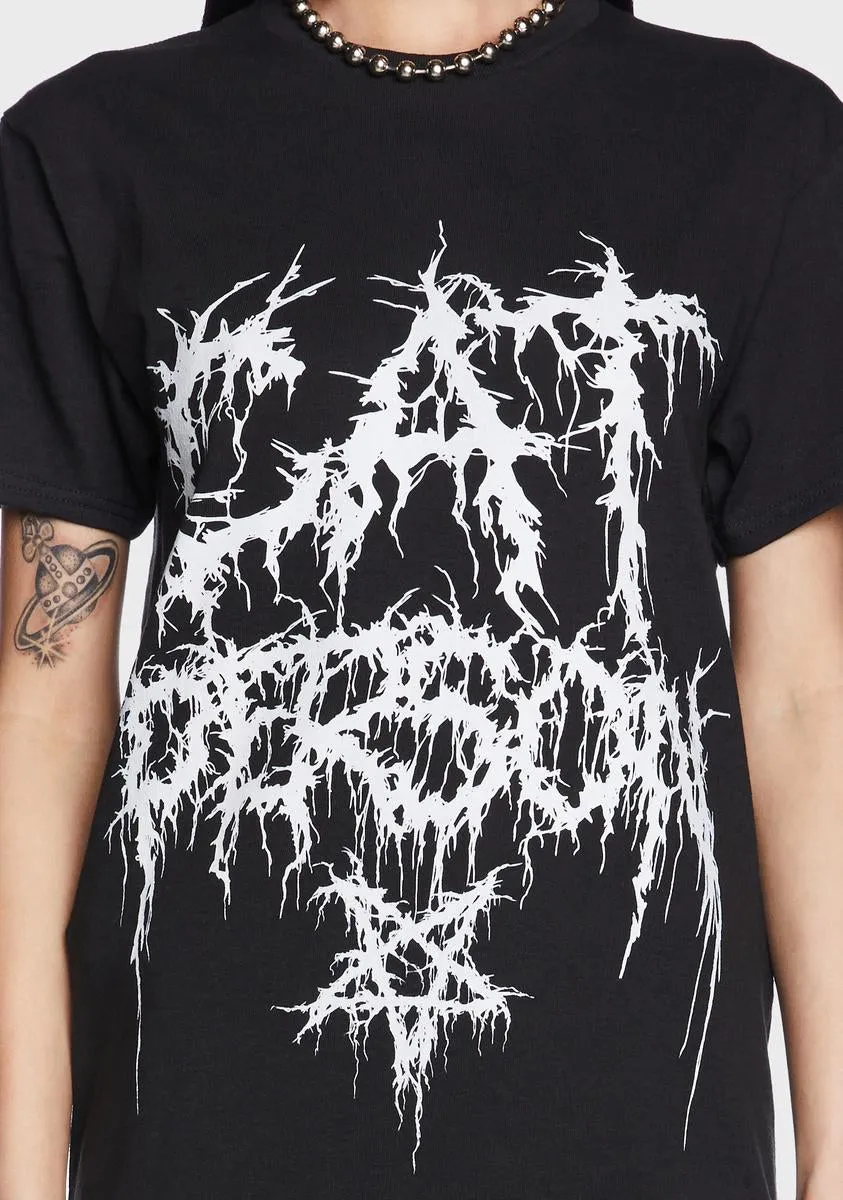 Cat Person Graphic Tee sold by Dolls Kill product image thumbnail 2