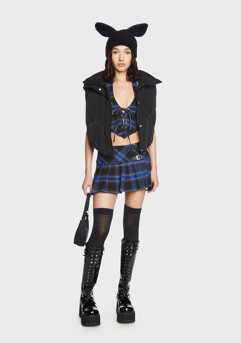 Indigo Love Spiral Micro Mini Skirt sold by Dolls Kill product image thumbnail 3