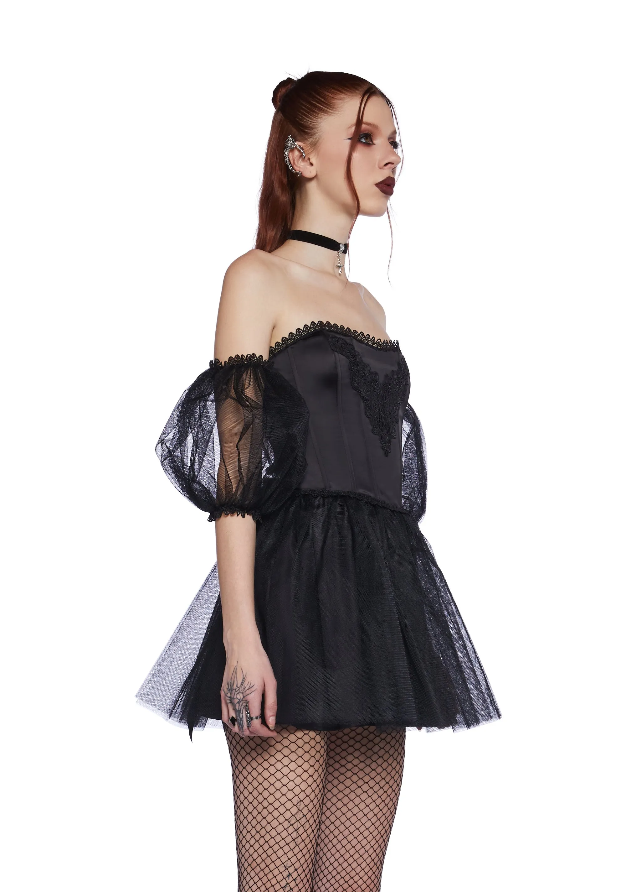 Eternal Sacrifice Mini Dress - Black sold by Dolls Kill product image thumbnail 4