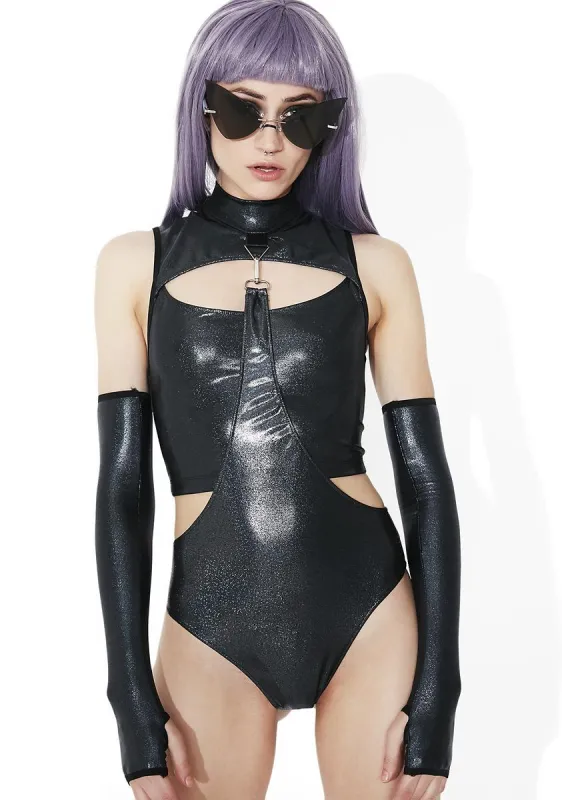 Shadow Trance Gauntlet Bodysuit sold by Dolls Kill