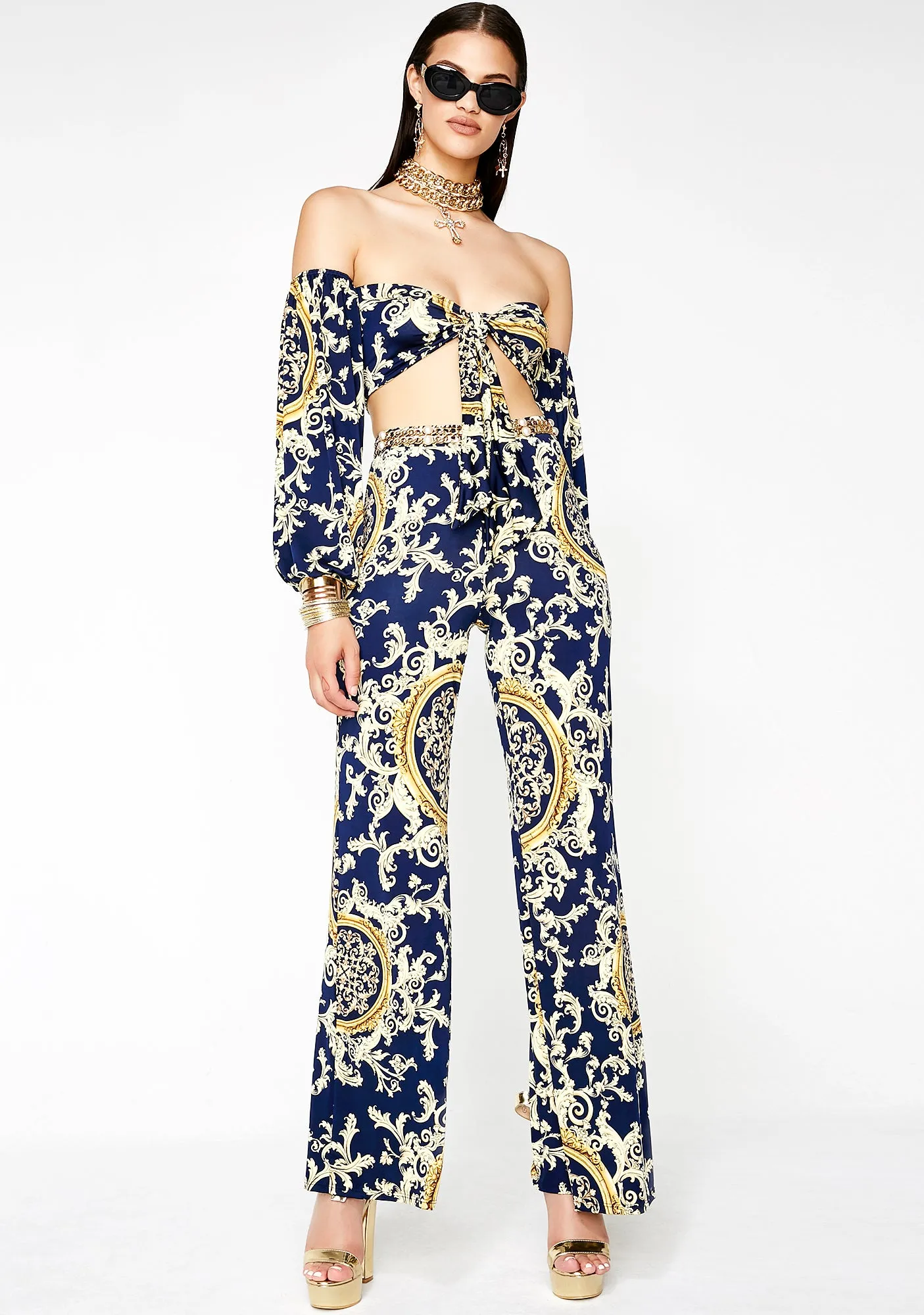 Taste Of Luxury Printed Set sold by Dolls Kill