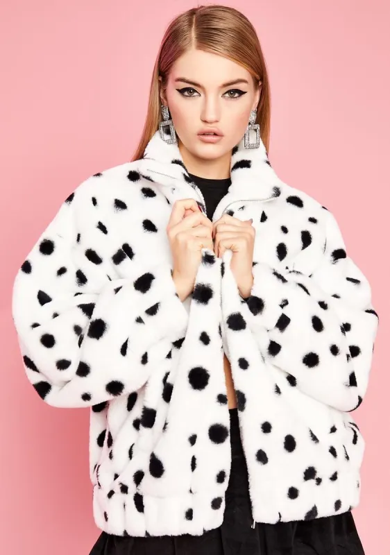 Diva De Vil Dalmatian Jacket sold by Dolls Kill