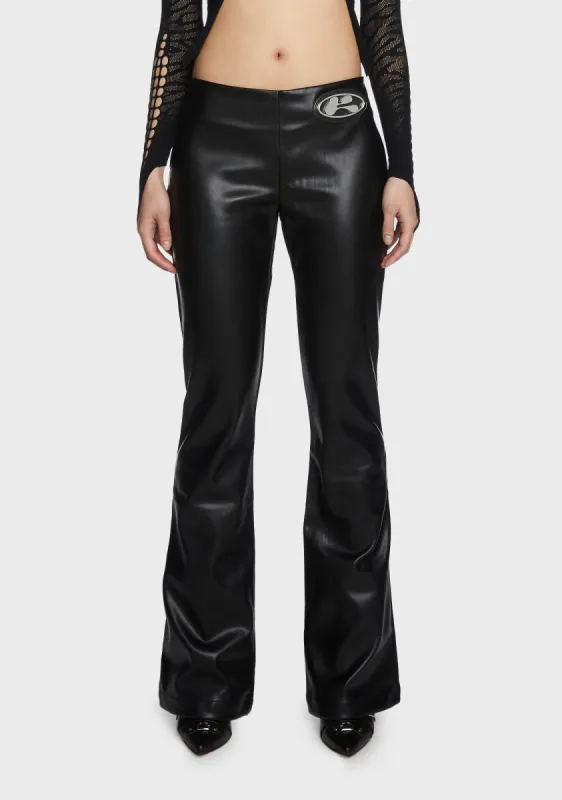 Britt Vegan Leather Pants sold by Dolls Kill