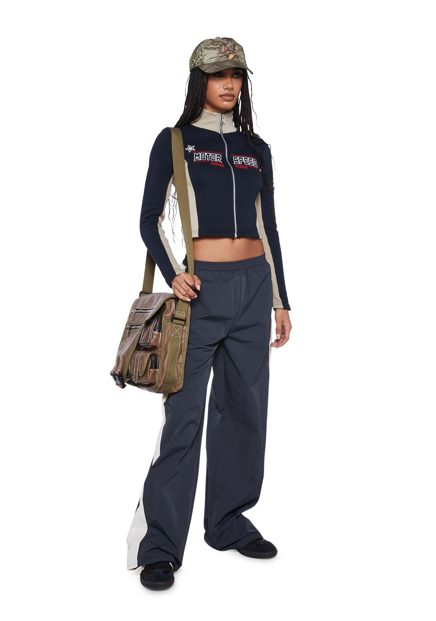 Tracksuit Wide Leg Joggers sold by Dolls Kill product image thumbnail 2