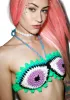 Eye See Green Bra Top sold by Dolls Kill